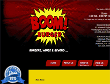 Tablet Screenshot of boomburgerwhb.com